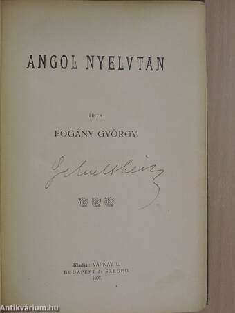 Angol nyelvtan