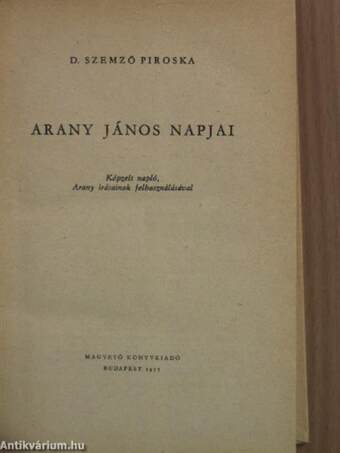 Arany János napjai