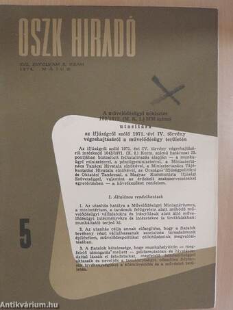 OSZK Hiradó 1974. május