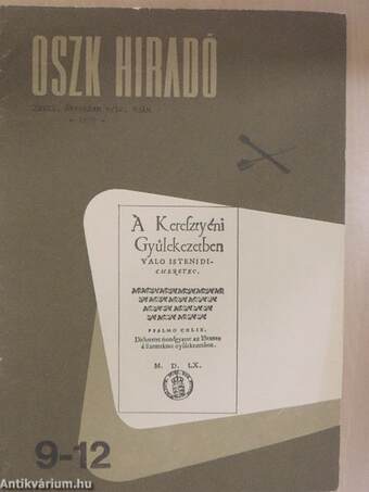 OSZK Hiradó 1975/9-12.