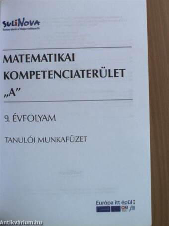 Matematikai kompetenciaterület "A" 9. évfolyam