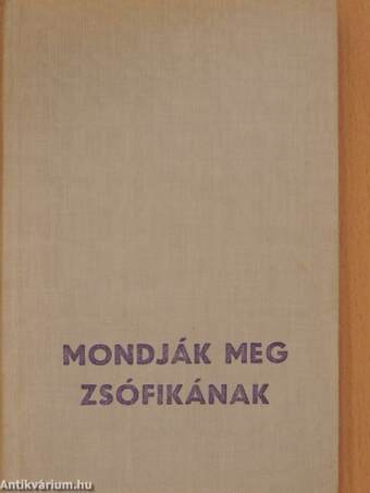 Mondják meg Zsófikának