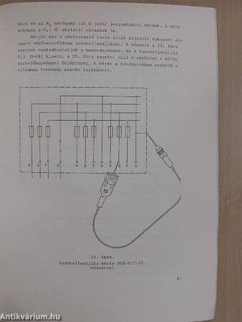 Érintésvédelemmel kapcsolatos mérések