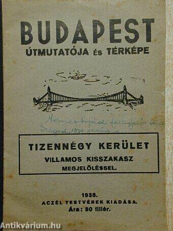Budapest útmutatója és térképe
