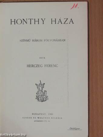 Honthy háza