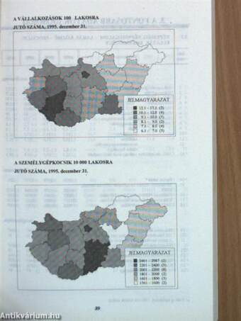 Komárom-Esztergom megye statisztikai évkönyve 1995