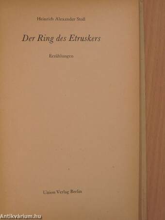 Der Ring des Etruskers