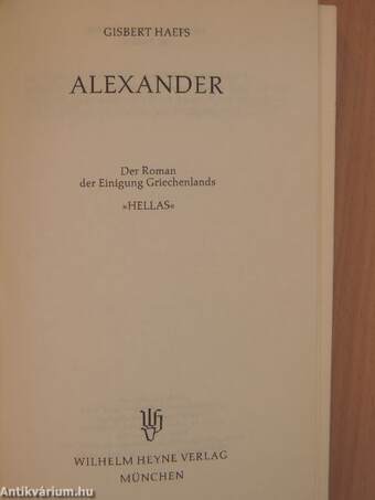 Alexander - »Hellas«