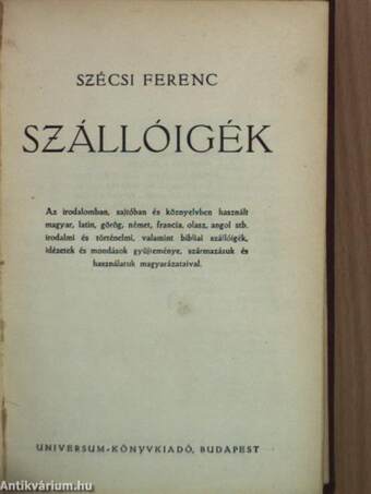 Szállóigék