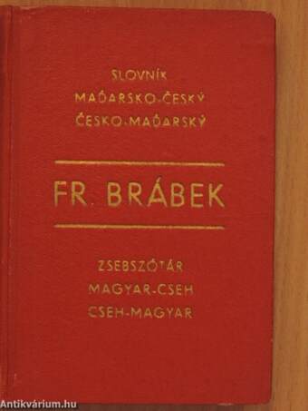 Új magyar-cseh és cseh-magyar zsebszótár I-II.