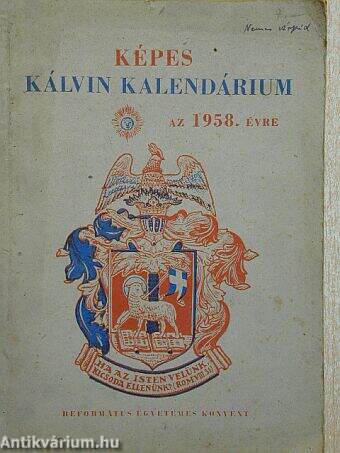 Képes Kálvin Kalendárium 1958