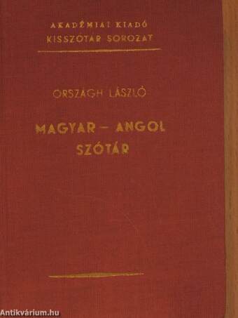 Magyar-angol szótár