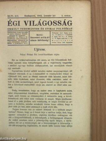 Égi világosság 1944. január