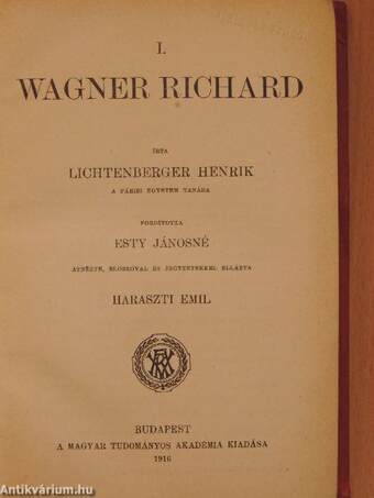 Wagner Richard/Wagner Richard és Magyarország