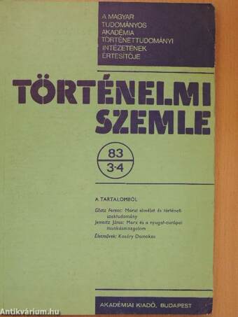 Történelmi Szemle 1983/3-4.