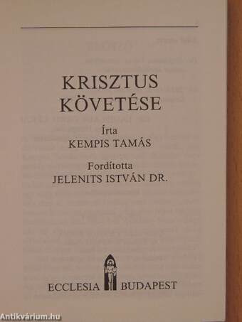 Krisztus követése