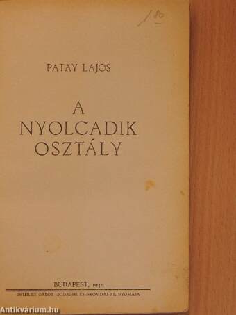 A nyolcadik osztály