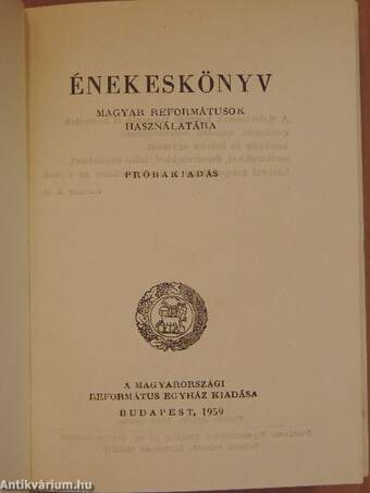 Énekeskönyv