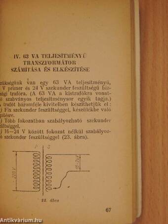 Kistranszformátorok készítése