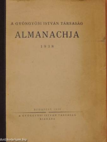Gyöngyösi Almanach 1938
