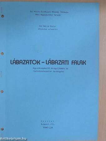 Lábazatok - lábazati falak