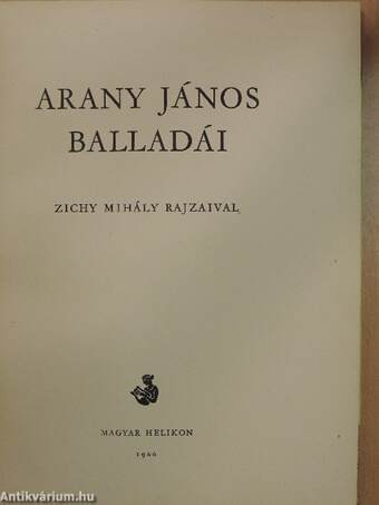 Arany János balladái Zichy Mihály rajzaival