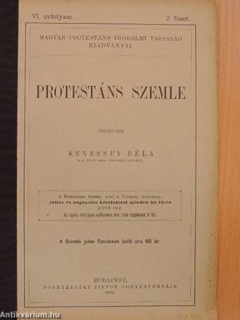 Protestáns Szemle 1894/2.