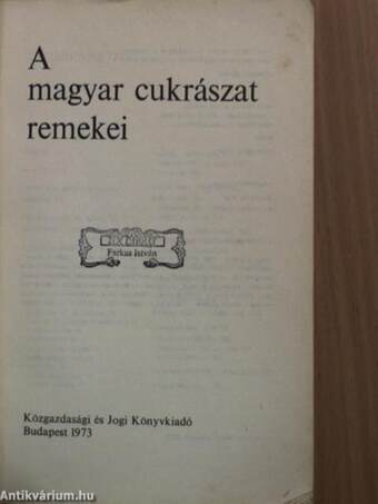 A magyar cukrászat remekei