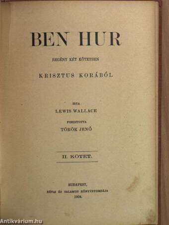 Ben Hur I-II.