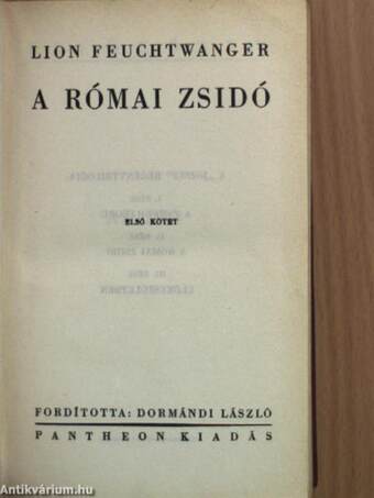 A római zsidó I-II.