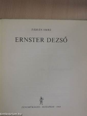 Ernster Dezső