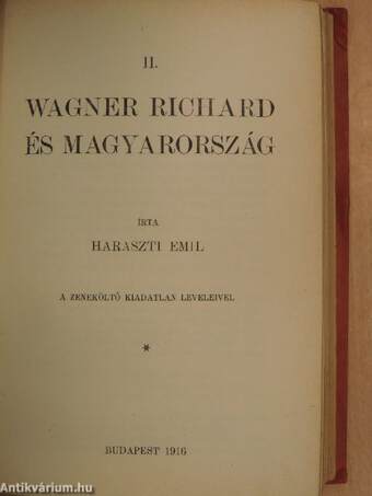 Wagner Richard/Wagner Richard és Magyarország