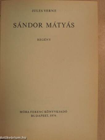 Sándor Mátyás