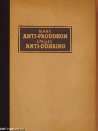 Anti-Dühring/Anti-Proudhon