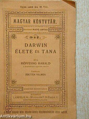 Darwin élete és tana