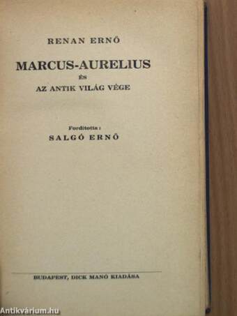 Marcus-Aurelius és az antik világ vége