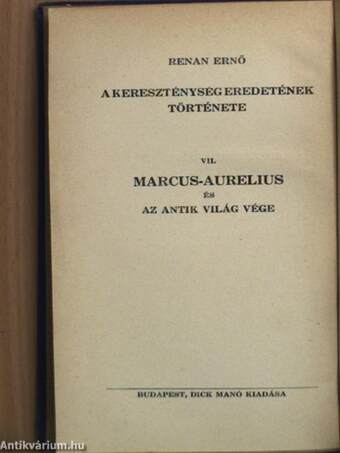 Marcus-Aurelius és az antik világ vége