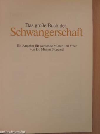 Das große Buch der Schwangerschaft