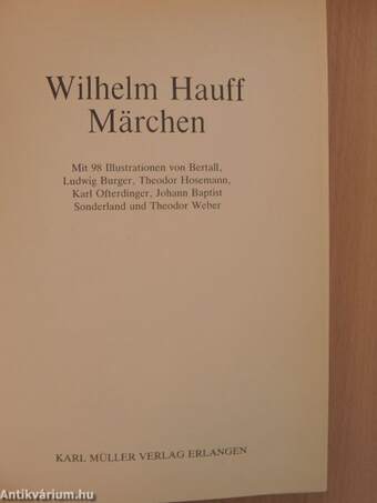 Wilhelm Hauff Sämtliche Märchen