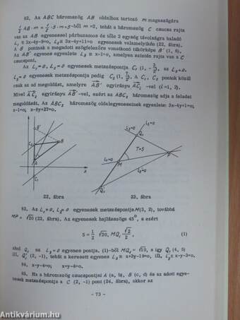 Geometriai példatár III.