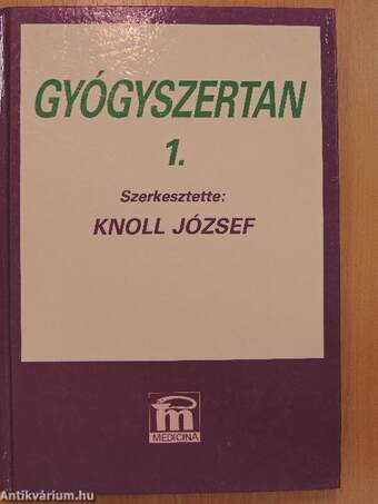 Gyógyszertan 1-2.