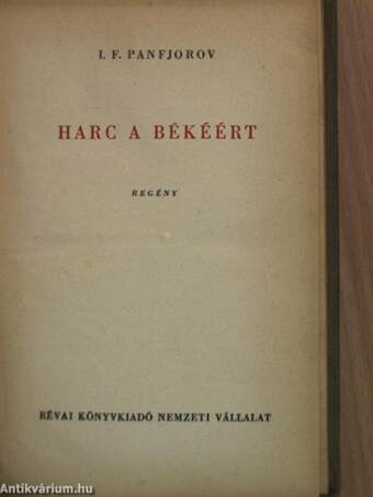 Harc a békéért