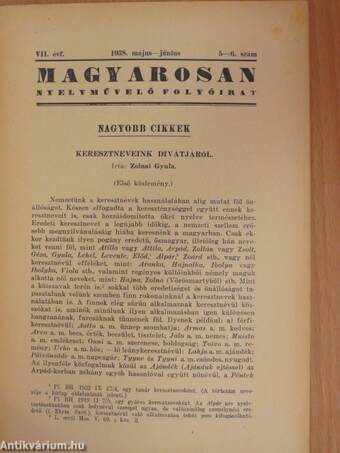 Magyarosan 1938. május-június