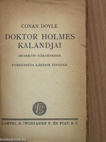 Doktor Holmes kalandjai