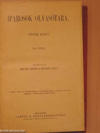 Iparosok olvasótára 1895/9., 1899/1-9.