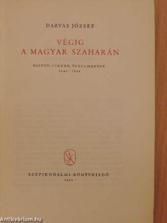 Végig a magyar Szaharán