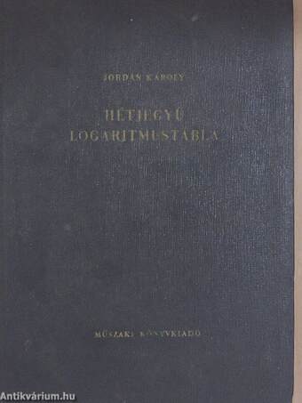 Hétjegyű logaritmustábla