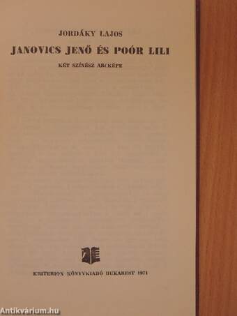 Janovics Jenő és Poór Lili