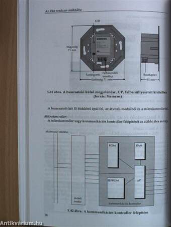 Az instabus EIB épületüzemeltetési és felügyeleti rendszer