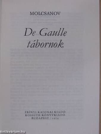 De Gaulle tábornok